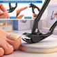 Black Curved Nail Clipper – Ergonomic & Easy for Seniors 🖤
