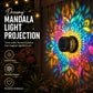 🌙⏳ 50% OFF! ⏰ Solar Mandala Wall Light – Dreamy Night Projection ✨