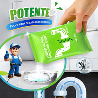 🔥🚿 Polvo Potente para Destapar Tuberías – Elimina Obstrucciones Rápida y Eficazmente sin Esfuerzo 💧🔧