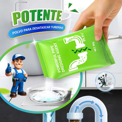 🔥🚿 Polvo Potente para Destapar Tuberías – Elimina Obstrucciones Rápida y Eficazmente sin Esfuerzo 💧🔧