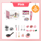 🎁[El mejor regalo para un niño]🍳Mini juguetes de cocina para niños - Juego de 22 piezas