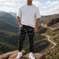 👖Pantalones de trabajo tácticos resistentes – 💪 Nailon-algodón duradero | 🔧 Multibolsillos | 🌲 Ideales para exteriores y trabajo