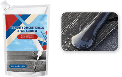 📢📢50% OFF !! ⏰Extra-Strength New Formula Concrete Crack Repair Filler, Waterproof Heavy-Duty Crack Adhesive for Driveway, Patio & Wall Cracks