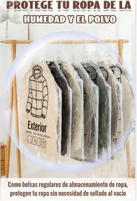 🧳✨ Bolsas Colgantes de Almacenamiento al Vacío – Ahorra Espacio y Mantén tu Ropa Organizada con Facilidad 💼🌟