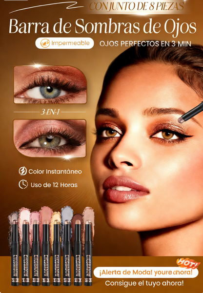 👁️Palo de Sombra de Ojos en Barra | Resistente al Agua + Larga Duración | Aplicación Rápida✨