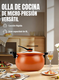 💯 ¡50% DE DESCUENTO! 🔥 Olla a presión con fondo de piedra y gran capacidad para nuggets de pollo