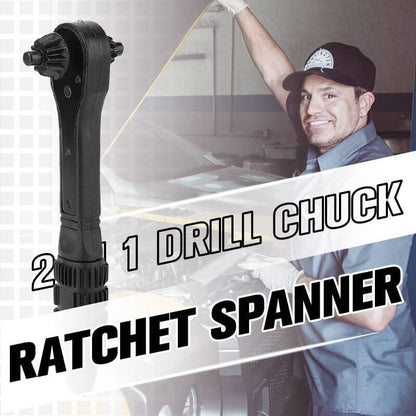 🎉 2026 Sale — Over 26,000 Sold! 🔧 2 in 1 Drill Chuck Ratchet Spanner – Faster Bit Changes ⚡