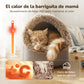 🐾Cama de Cueva Cerrada para Gatos y Perros | Acolchada para Invierno + Portátil con Asa + Lavable✨