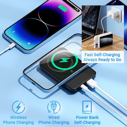 🌟¡Increíble Power Bank!🌟 20000mAh Ultra Delgado Carga Rápida