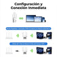 🔥 Amplificador WiFi 2026, 1200Mbps Banda Dual (5GHz/2.4GHz), Amplificador de Señal, Cubre 10,000 pies² y 50 Dispositivos, Repetidor con Puerto Ethernet.