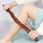 💆‍♀️✨ Buy 2 get 1 free! 19-Bead Wooden Body Massage Roller – Natural Beech Wood, Ergonomic Grip & Full-Body Relaxation