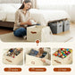 ⏰🔥LIMITED TIME 49% OFF! 👟 Fabric Shoe Organizer Storage Box – Foldable, Large Capacity, Dustproof & Breathable for Closet & Bedroom 🧺✨