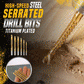 🥳2026 HOT SALE🥳💞50K+ SOLD!🔩⚡Titanium‑Coated Twist Drill Set – 6 sizes, drills & saws in one. High‑speed steel, no rust. Wood, metal, plastic – all in one kit! 🧰✨