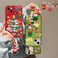 🎅🎄Christmas Tree Pendant Flip Mirror Case Cover för iPhone
