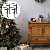 Ganchos 2 en 1 resistentes para guirnaldas y calcetines navideños