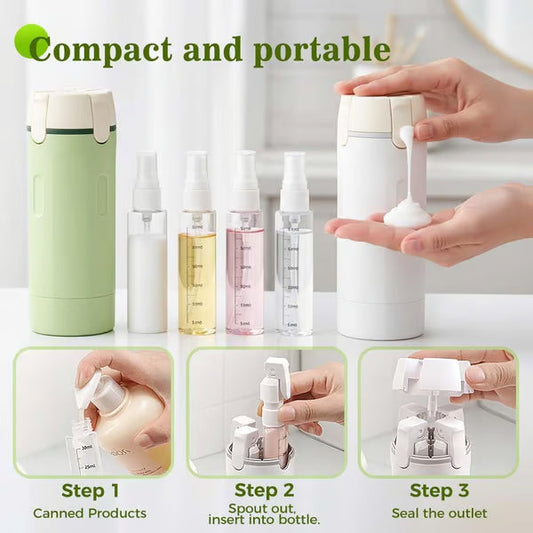 ⏰LAST DAY50% OFF!!!✨Careluxpro 4-in-1 Refillable Travel Dispenser Bottles-Pack smart, travel lighter!✈️