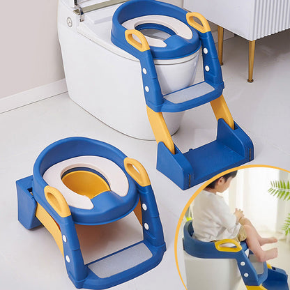 Asiento de Inodoro para Niños Pequeños con Escalera Antideslizante