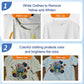 Potente detergente para ropa con blanqueador de color