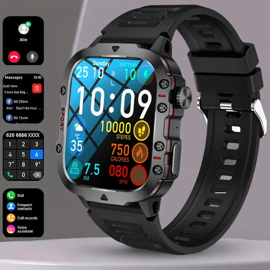 📢📢50% OFF !! ⏰Rugged Outdoor Smart Watch - 100+ Sports Modes