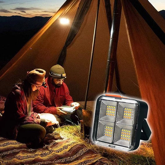Luz de trabajo solar portátil con 4 modos de iluminación
