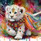 DIY Kit de pintura de arte con diamantes