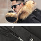 Chaqueta de Longitud Media para Hombre con Piel Sintética Removible