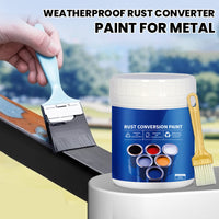 🔧Convertidor de Óxido para Metal | Pintura a Base de Agua, Sin Tratar Óxido, Multicolor ✨ Ideal para Techos y Equipos