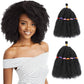 Cabello Trenzas Rizado de 12 Pulgadas