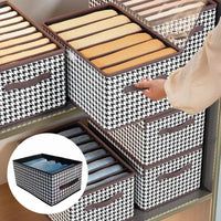 🎁¡ÚLTIMO DÍA COMPRA 2 Y LLÉVATE 1 GRATIS!⏳Organizador de jeans plegable para armario