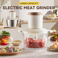 🥩⚡ Molinillo de Carne Eléctrico 304 | 4 Cuchillas, Multifunción, 1.8L ✨ Fácil de Limpiar – 50% OFF!