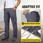 Pantalones cargo multibolsillos para hombr
