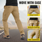Pantalones cargo multibolsillos para hombr