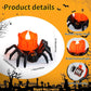 🏆Éxito de ventas de Halloween 2025⚡🎃 Farolillo LED de calabaza de Halloween con araña espeluznante: decoración para el hogar con luz de vela sin parpadeos🕷️