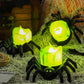 🏆Éxito de ventas de Halloween 2025⚡🎃 Farolillo LED de calabaza de Halloween con araña espeluznante: decoración para el hogar con luz de vela sin parpadeos🕷️