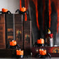 🏆Éxito de ventas de Halloween 2025⚡🎃 Farolillo LED de calabaza de Halloween con araña espeluznante: decoración para el hogar con luz de vela sin parpadeos🕷️