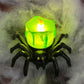 🏆Éxito de ventas de Halloween 2025⚡🎃 Farolillo LED de calabaza de Halloween con araña espeluznante: decoración para el hogar con luz de vela sin parpadeos🕷️