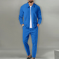 Conjunto de 2 piezas para hombre: chaqueta elegante con solapas y pantalones jogger