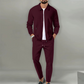 Conjunto de 2 piezas para hombre: chaqueta elegante con solapas y pantalones jogger