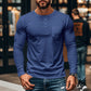 👕 Camiseta Henley de Manga Larga para Hombre – Cuello con Botones, Corte Ajustado, Bolsillo en Pecho, Transpirable, Antiarrugas, Ideal para Otoño/Invierno, Tallas M-3XL