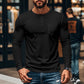 👕 Camiseta Henley de Manga Larga para Hombre – Cuello con Botones, Corte Ajustado, Bolsillo en Pecho, Transpirable, Antiarrugas, Ideal para Otoño/Invierno, Tallas M-3XL