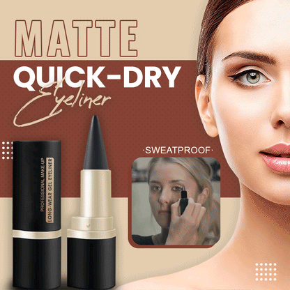 🔥🔥Compra 2 y obtén 1 gratis！✨ Delineador de Ojos Mate de Secado Rápido – Precisión y Larga Duración para un Look Perfecto 👁️💖
