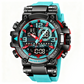 📢📢50% OFF !! ⏰ Multifunctional Waterproof LED Digital Watch – 50M, Dual Movement, Stopwatch 🌙
