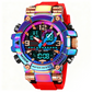 📢📢50% OFF !! ⏰ Multifunctional Waterproof LED Digital Watch – 50M, Dual Movement, Stopwatch 🌙