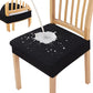 🪑 Fundas de Asiento de Silla con Textura de Cuadros Pequeños | Impermeable, Elástica y Lavable a Máquina ✨ Ideal para Hogar, Hotel y Restaurante
