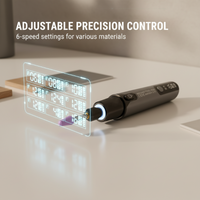 🔧Mini Taladro Eléctrico Portátil | Lijar, Pulir y Grabar + Luz LED + 6 Velocidades✨