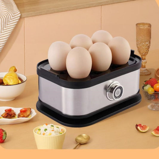 🍳Vaporizadora de Huevos de Acero Inoxidable Multifuncional | Compacta con Tapa Transparente y Apagado Automático✨ ¡60% DE DESCUENTO!