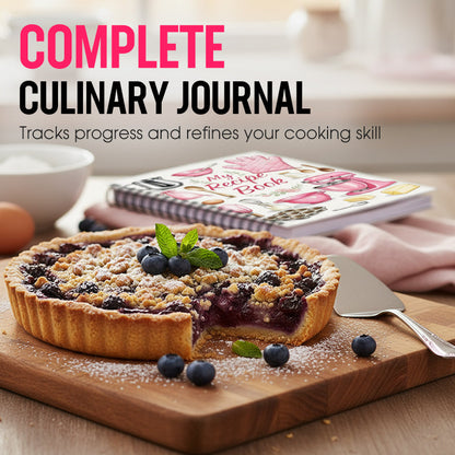 🔥【1° Más Vendido】🔥😫 Recetas desordenadas/papel malo?  Chefs recomiendan! Cuaderno planificación cocina 80 unidades⚡️