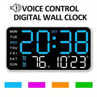 🕒 Reloj Digital Pared: LED Grande + Fechas + Termómetro📅 Fechas Claras + Termómetro: Reloj para Mayores – 99 % Satisfacción! 🌡️