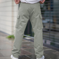 Pantalones cargo clásicos con múltiples bolsillos para hombre