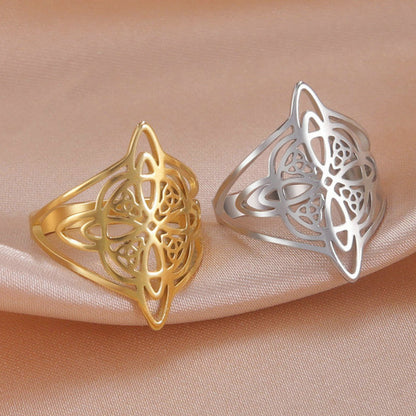 Anillo Celta Nudo de Bruja